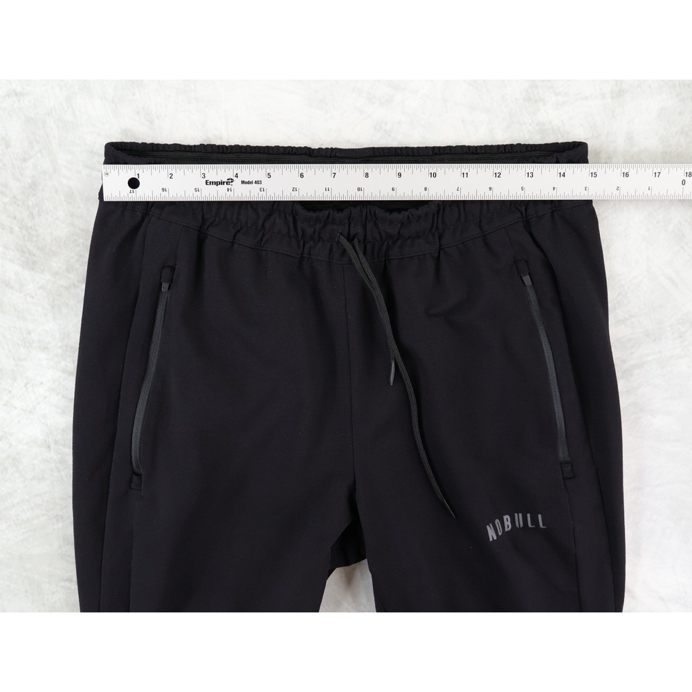 NOBULL Jogger Pants Mens Medium Black 28" Inseam Tapered Training Sweatpants - Picture 8 of 12